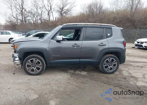 2016 Jeep Renegade Limited from USA, damaged, VIN ZACCJBDT2GPC73049